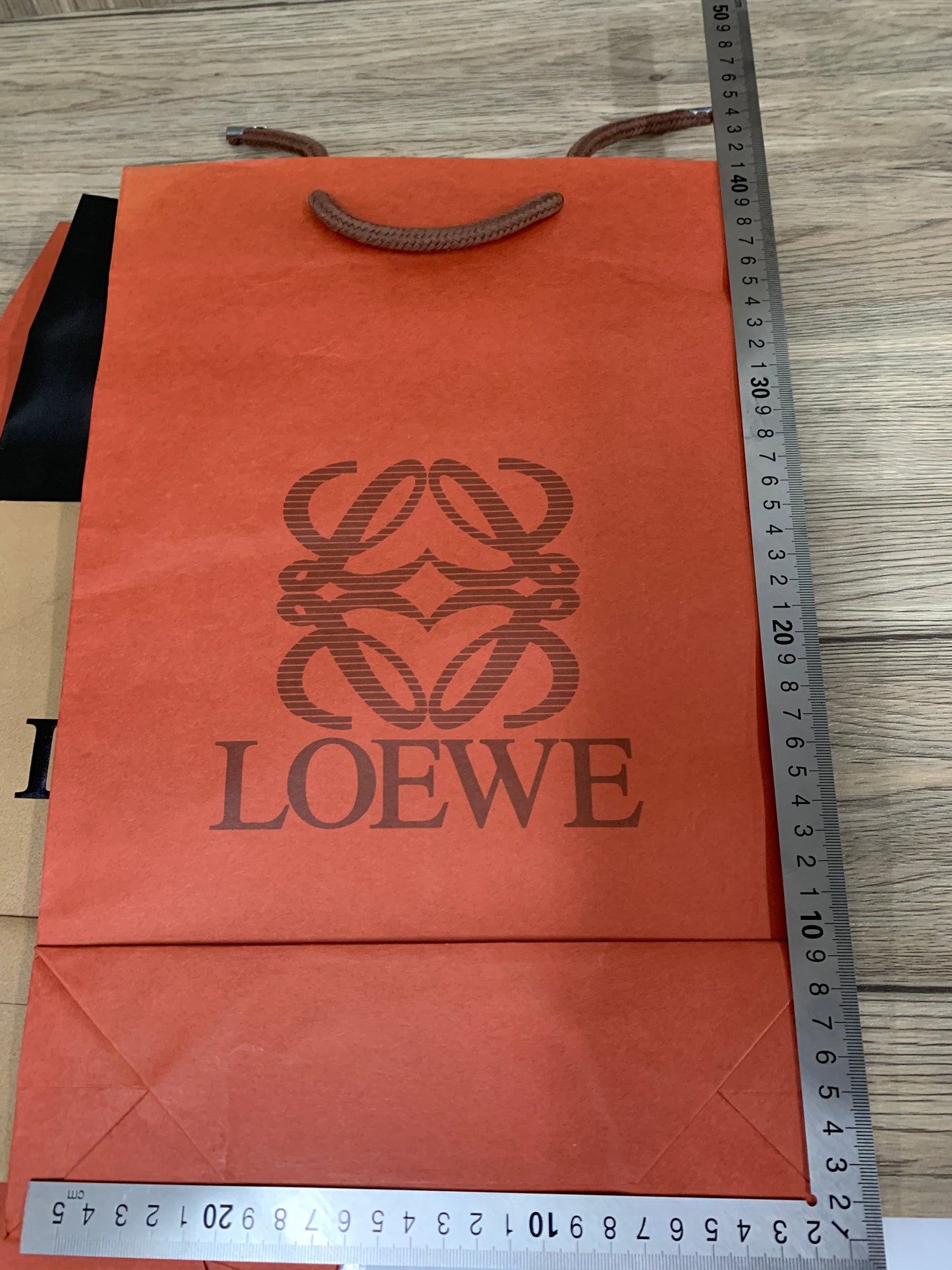 Authentic Loewe paper bag x 4 set  gift handbag wallet cosmetic
