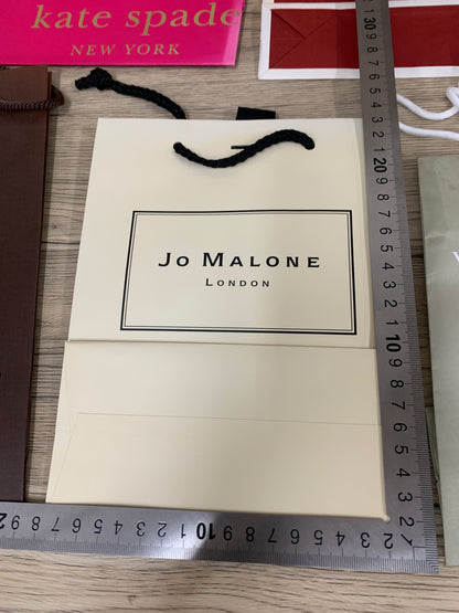 Authentic Jo Malone paper bag x 5 set  LV louis vuitton Kate spade old england for gift wallet cosmetic