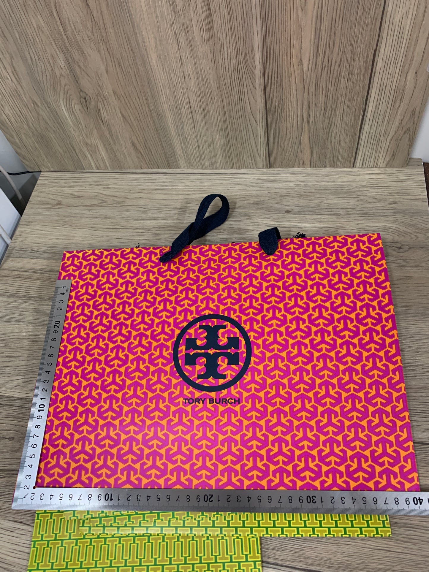 Authentic Tory Burch paper bag x 5 set  for gift wallet cosmetic boot handbag