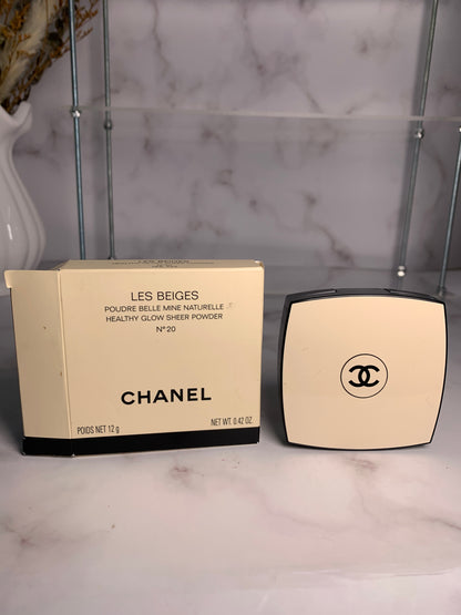 Rare Chanel LES Beiges powder sheer 12g  N.20 glow  - 180723-11