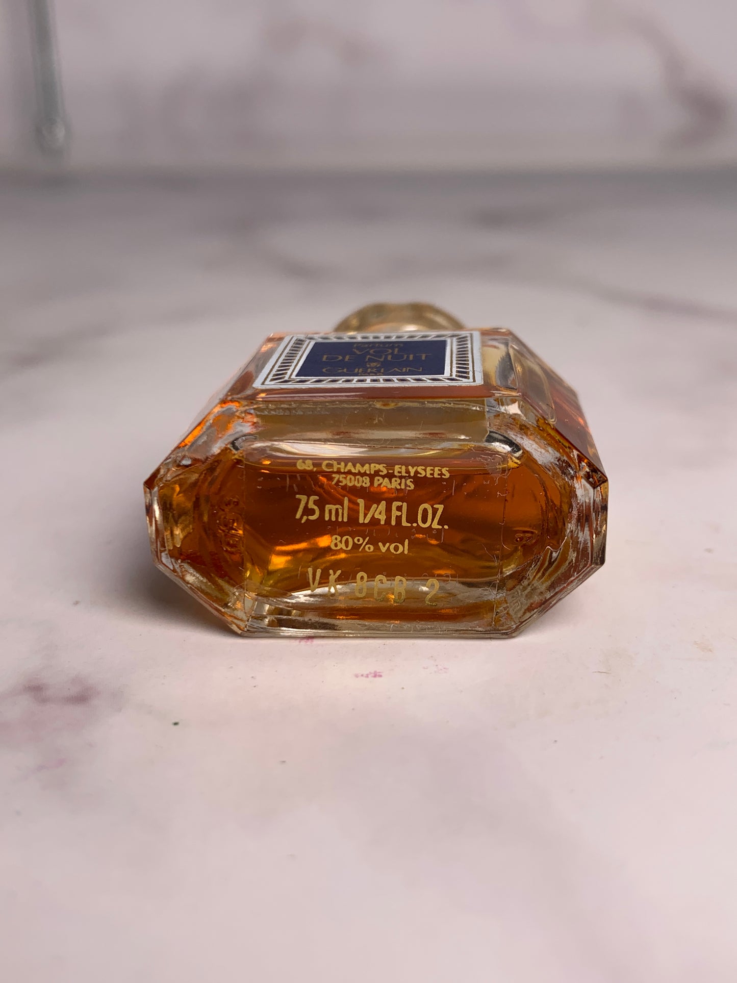 Rare Guerlain vol de nuit 7.5ml 1/4 oz Perfume Parfum   - 180723-15