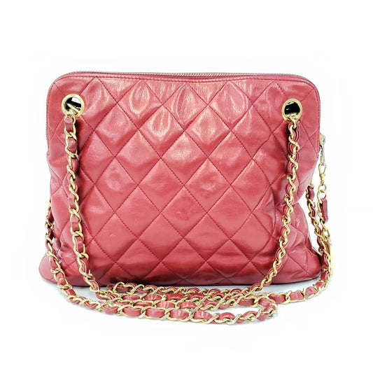 Chanel handbag red bag  good condition