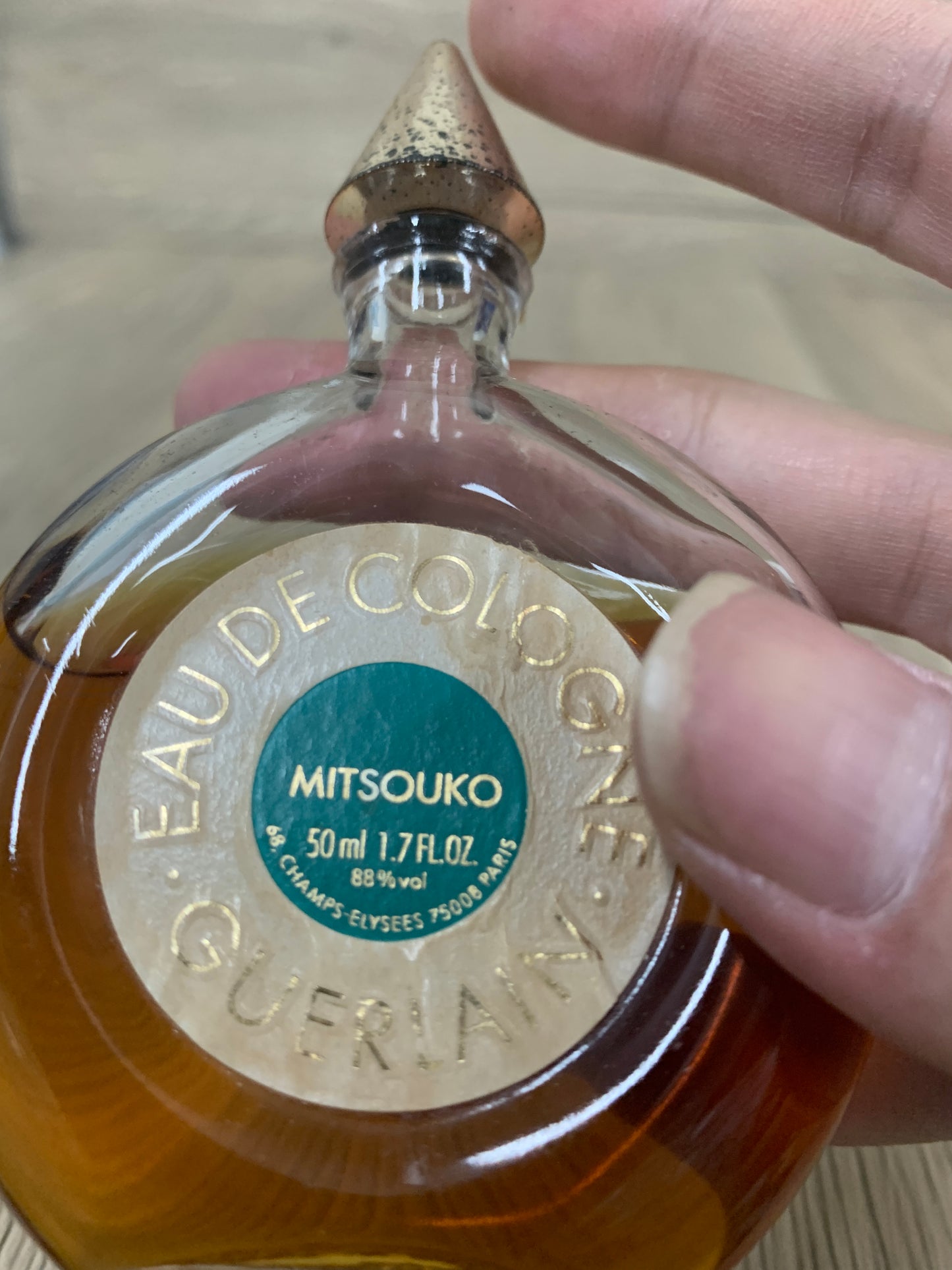 Guerlain mitsouko Eau de Cologne 50 ml 1.7 oz EDC perfume - 3AUG22