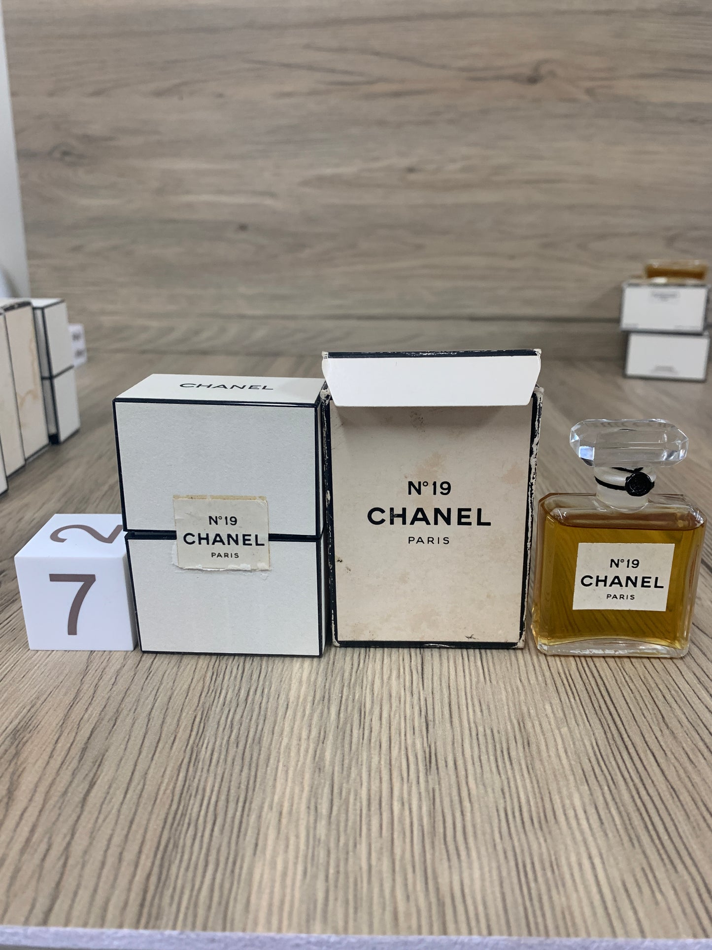 Authentic discontinued Chanel 14ml No. 19 parfum perfume 70's to 90's years  - 2