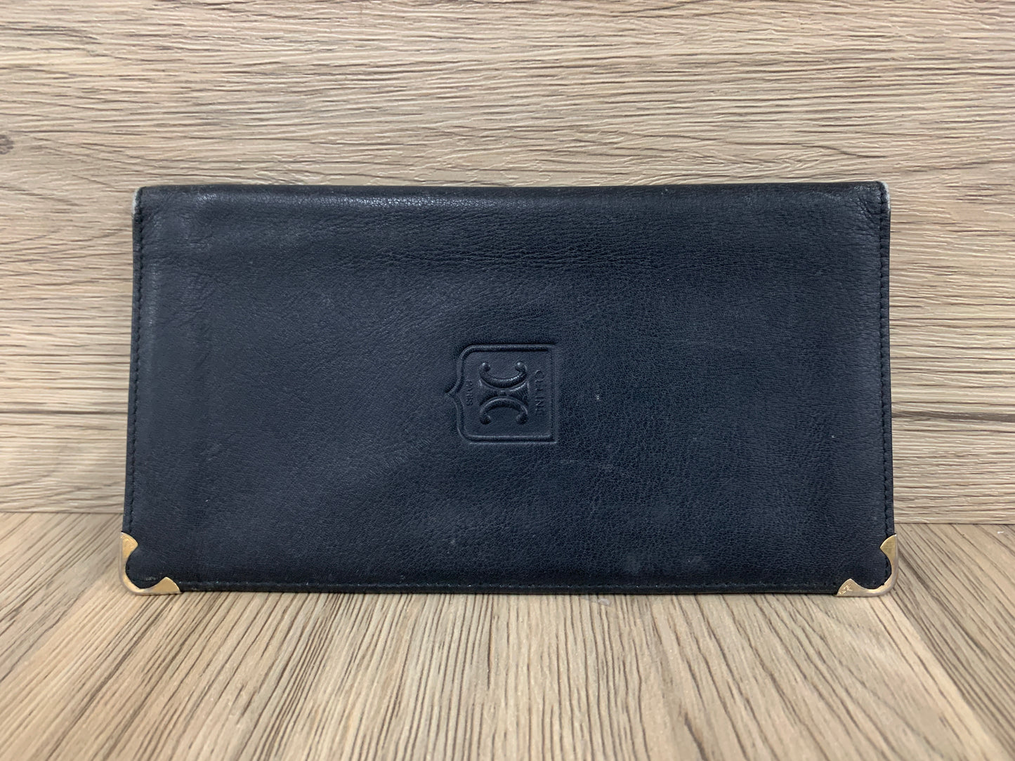 Authentic Celine wallet long black coins bag - 8APR