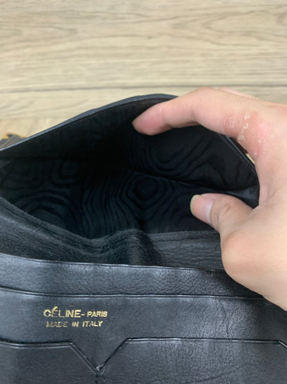 Authentic Celine wallet long black coins bag - 8APR