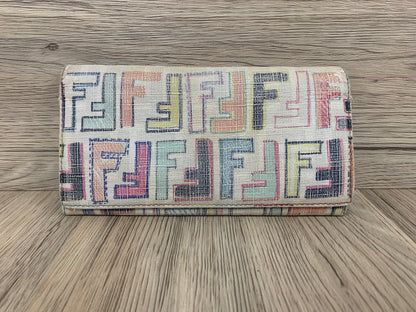 Fendi long wallet white with coins bag - 16AUG22