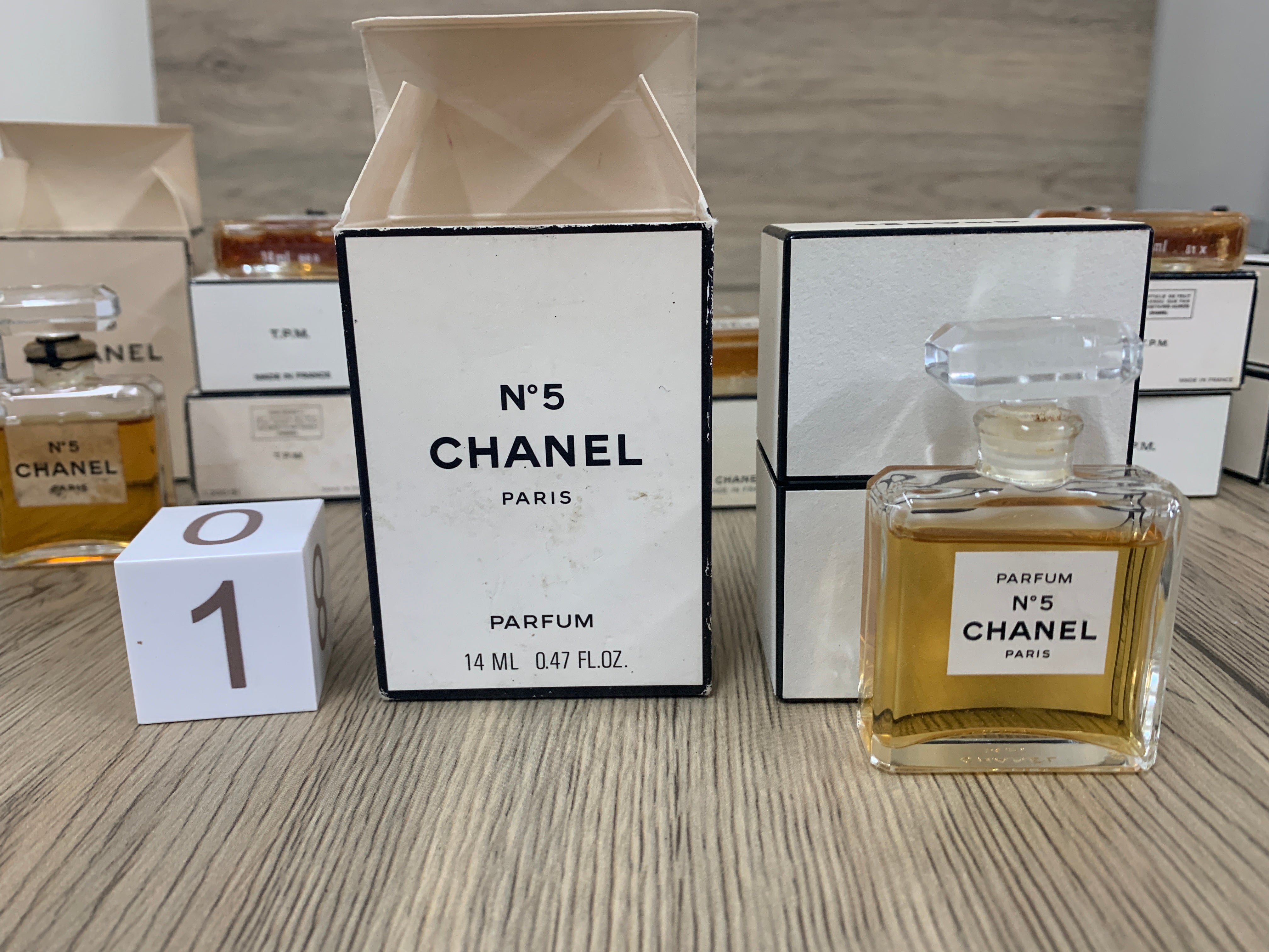 Authentic Chanel No. 5 14ml 1/2 oz Parfum perfume 80's to 90's