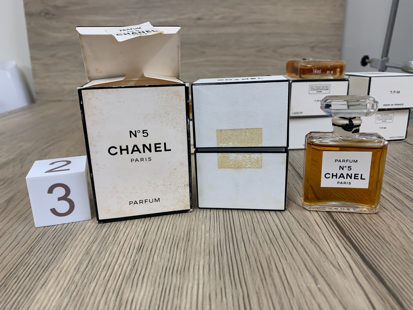 Authentic Chanel No. 5 14ml 1/2 oz Parfum perfume 80's to 90's - 8AUG22