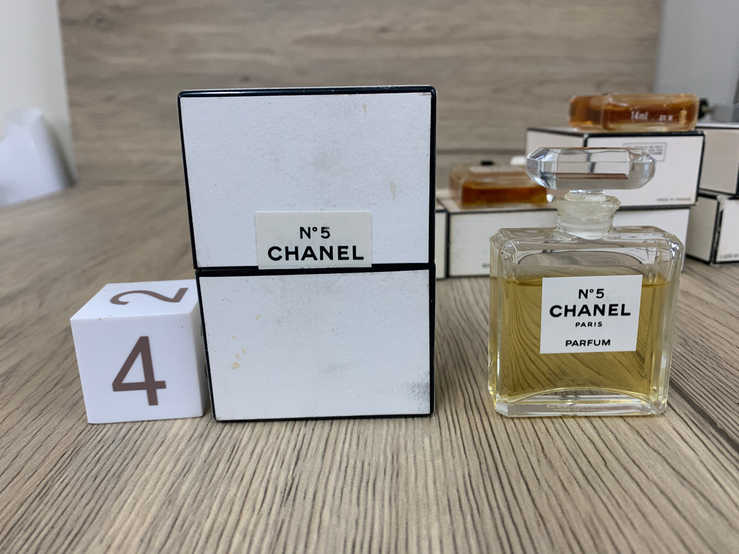 Authentic Chanel No. 5 14ml 1/2 oz Parfum perfume 80's to 90's - 8AUG22
