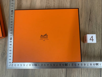 Copy of Hermes orange box, storage Jewellery trinket box, Gift box ideas, collectible box with paper box, wallet necklace bracelet box