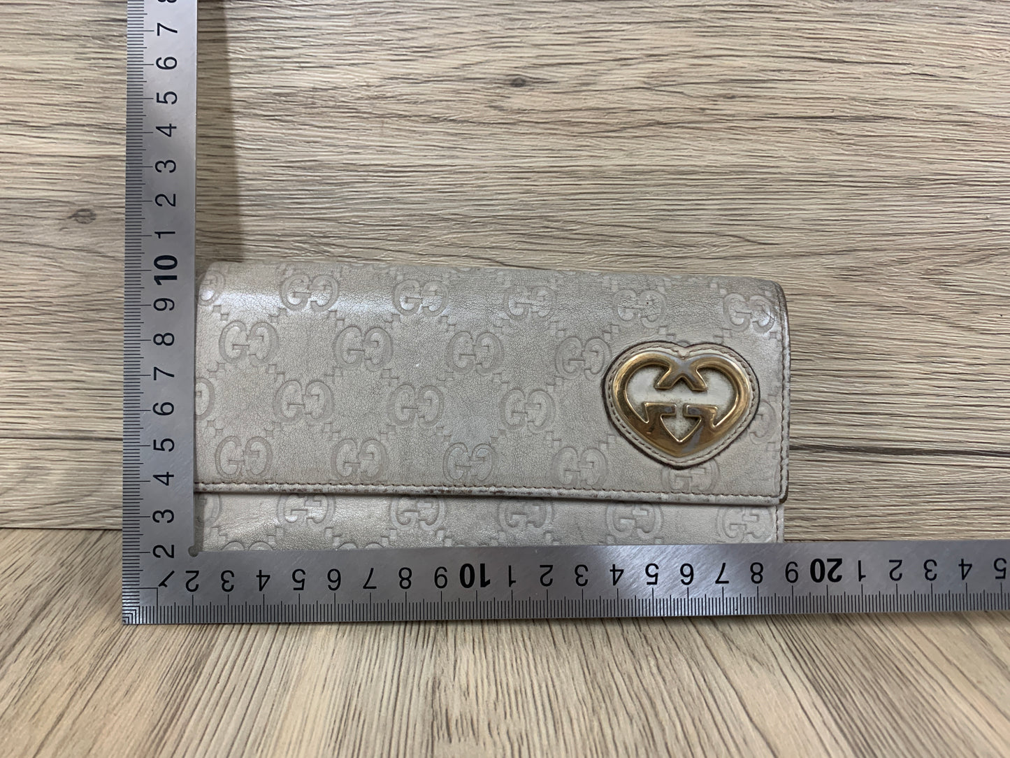 Authentic Gucci Long Wallet with coins bag grey - 24AUG22