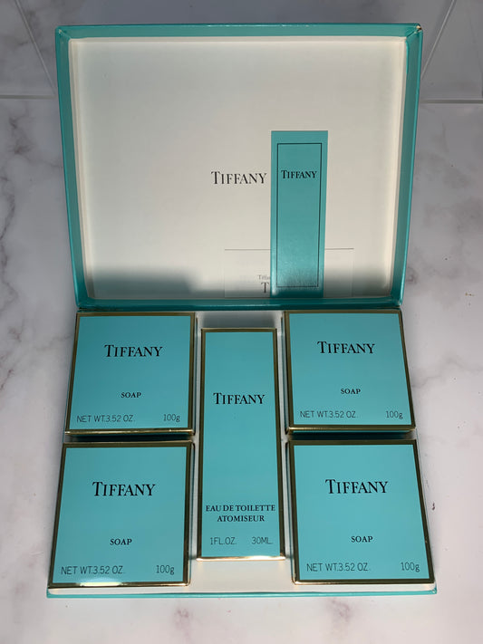 New Tiffany  Soap 100g X 4  Set  Eau de Toilette EDT  30ml   - 230823-5