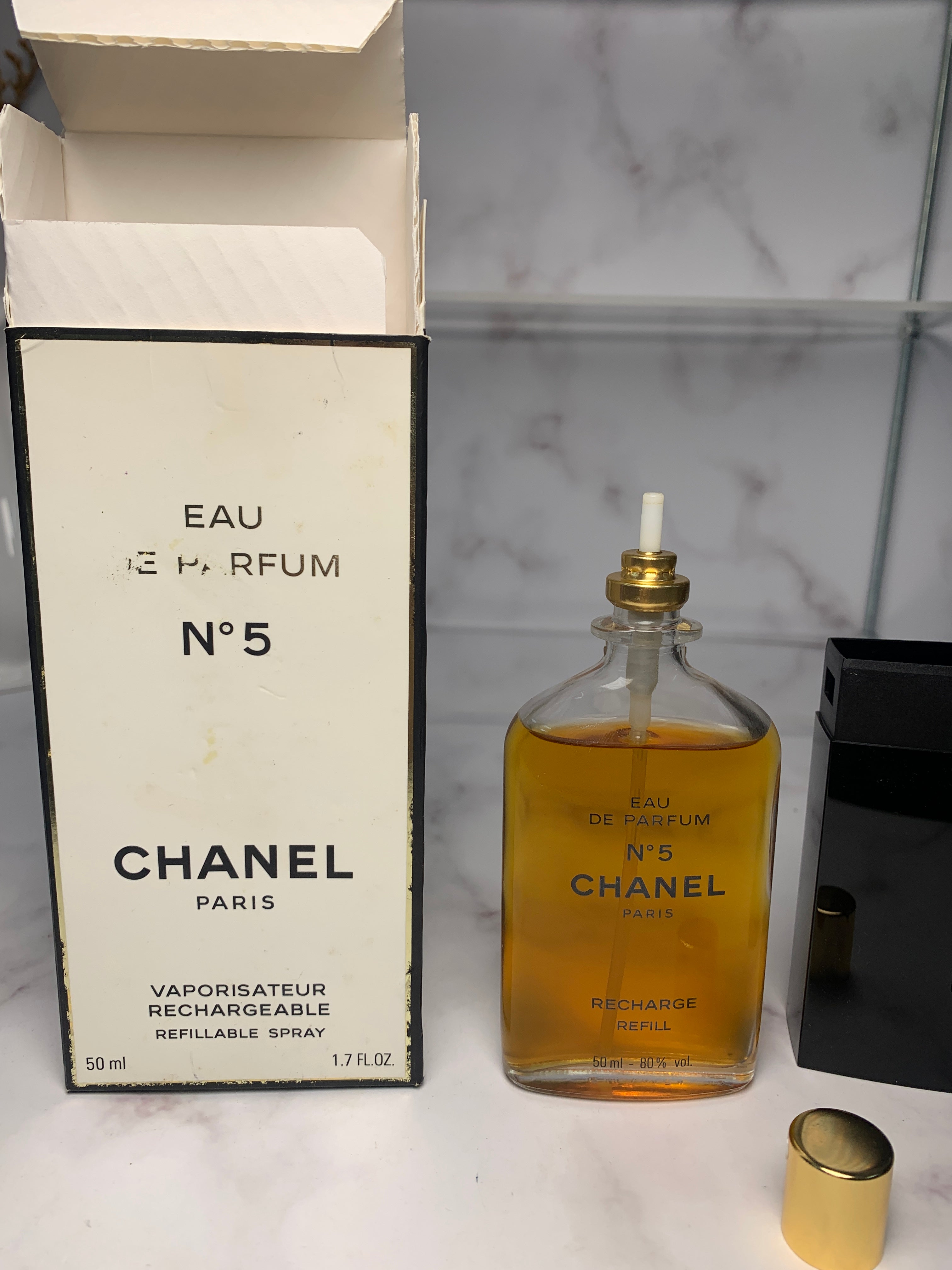 Antique Chanel Paris No.5 80 Eau De Toilette 