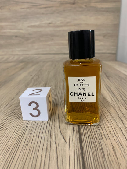 Used Vintage Chanel No.5 100ml 50 ml 19 ml Eau de Toilette EDT EDC  - 4AUG22