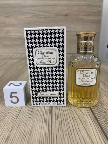 Rare Christian Dior EDT EDC Parfum 7.5 ml 50 ml 60ml perfume  - 4AUG22