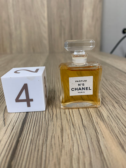 Used Chanel No. 5  7ml 1/4 oz Extrait Perfume  Parfum - 4AUG22