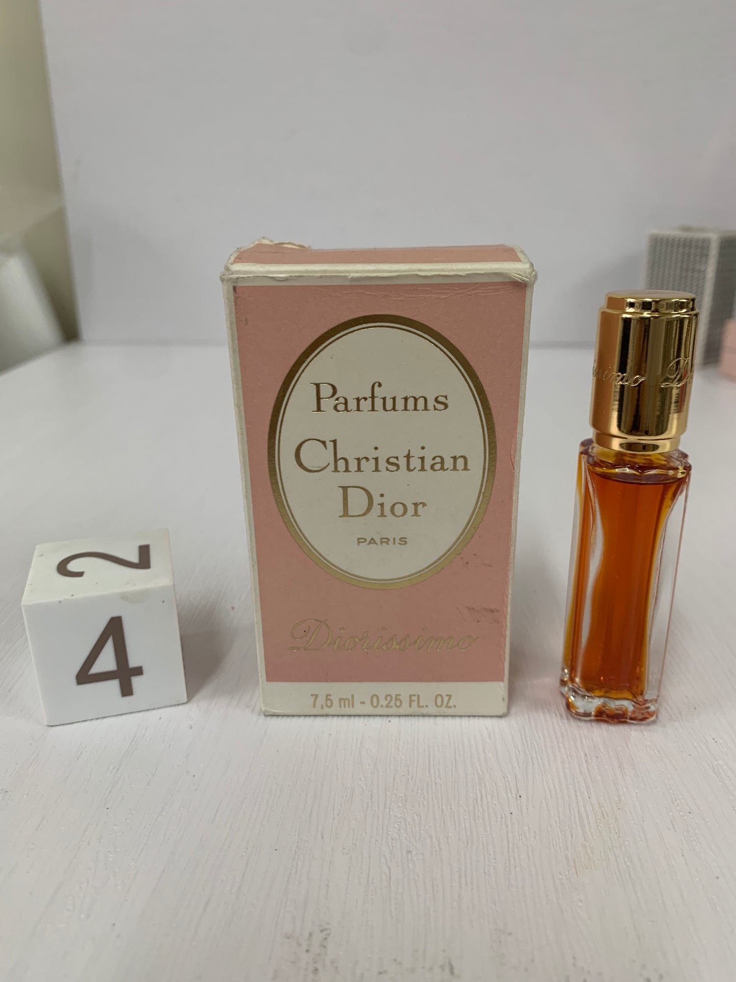 Used Christian Dior  Diorissimo 7.5ml parfum pefume  - 25Mar