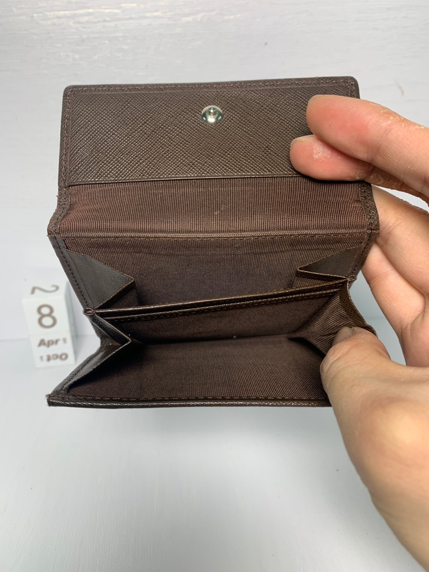 Used burrberry coins bag long wallet   - 8APR