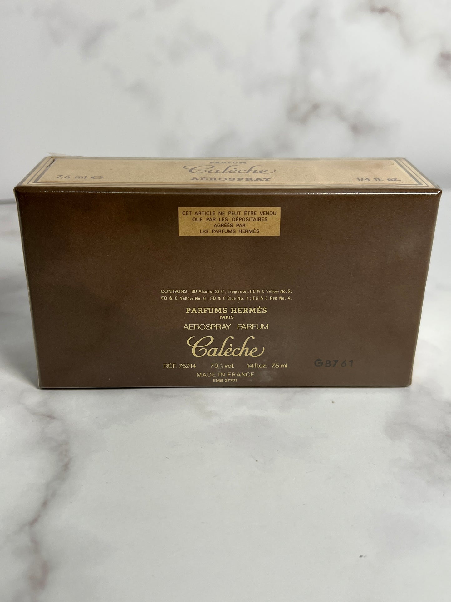 Sealed Hermes Caleche 7.5ml  1/4 oz Perfume Parfum  - JUNE-A17
