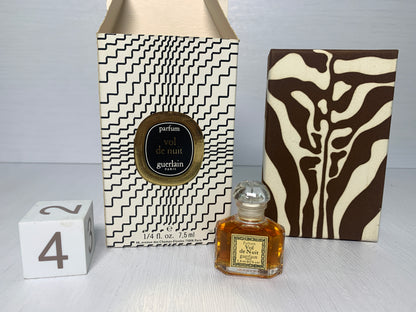 Rare Guerlain Vo de nuit 7.5ml 1/4 oz Parfum perfume- 8NOV