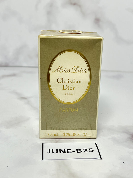 稀有 Christian Dior 7.5 毫升 1/4 盎司香水 - 六月 B25