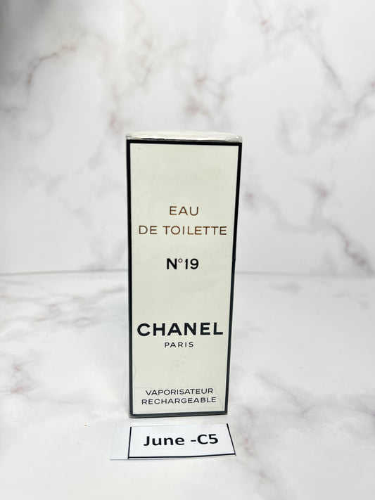 Rare Chanel No.19 50ml 1.7 oz Eau de Toilette EDT  - JUNE-C5