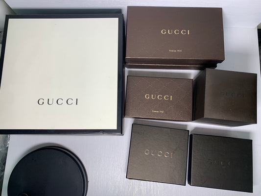 Gucci 禮品盒 jewlley 項鍊圍巾盒錢包包