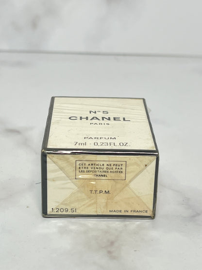 Rare Chanel No.5  7 ml  1/4 oz parfum perfume  - JUNE-C18