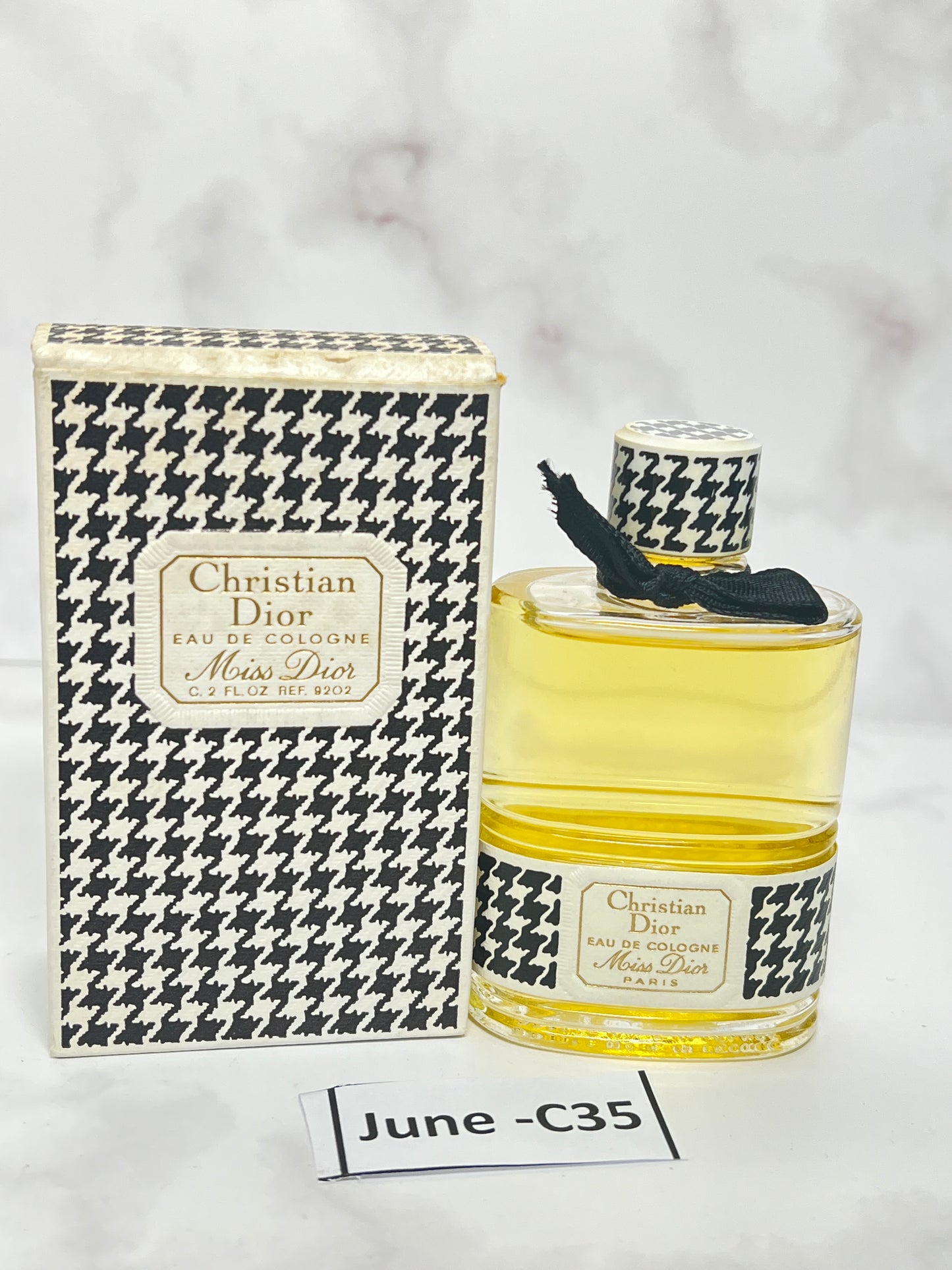 Rare Christian Dior miss dior 59 ml 2 oz Eau de cologne EDC Perfume  - JUNE-C35