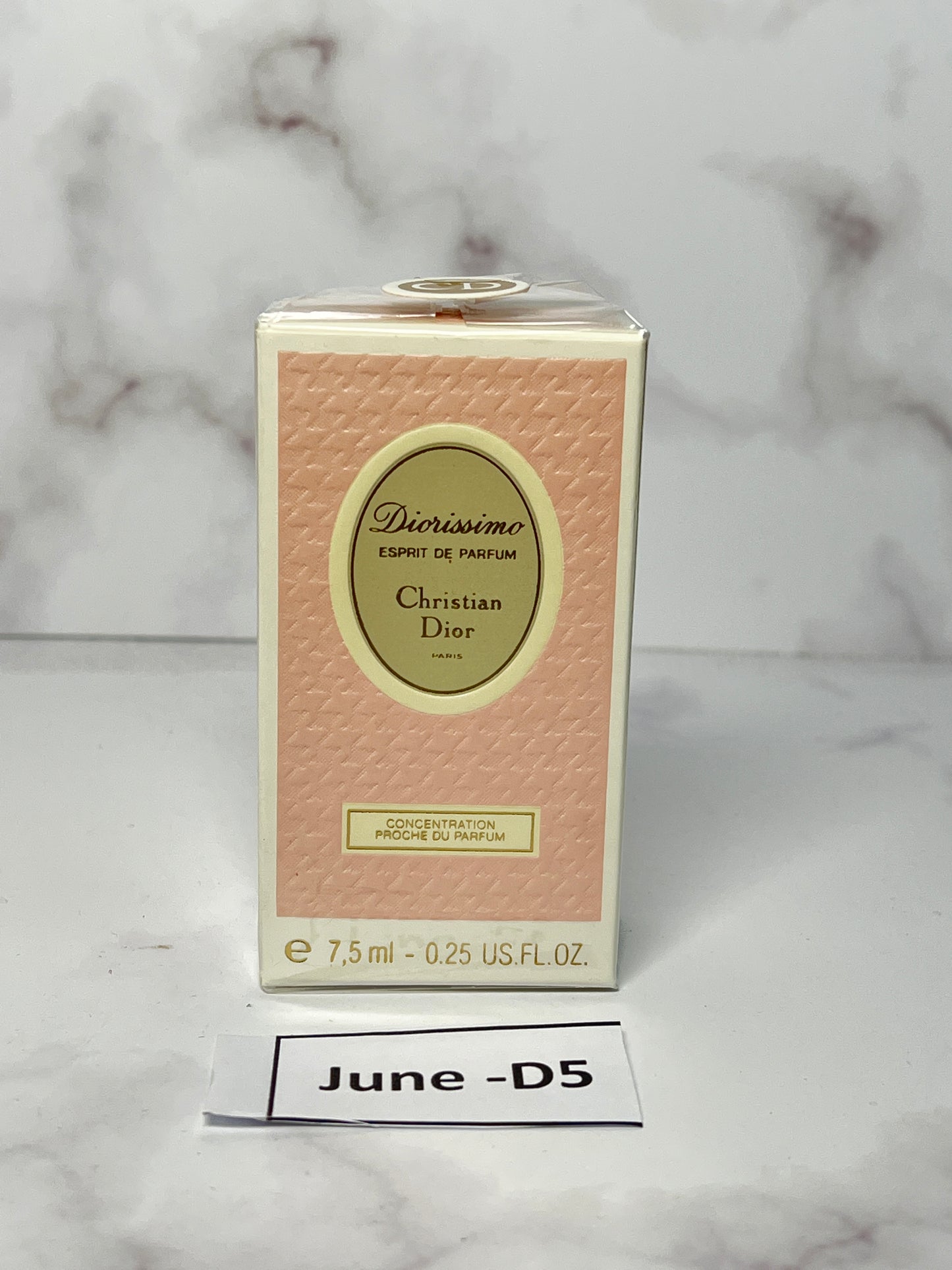 Rare Sealed Christian Dior Diorissimo 7.5 ml 1/4 oz Parfum Esprit de parfum  - JUNE-D5