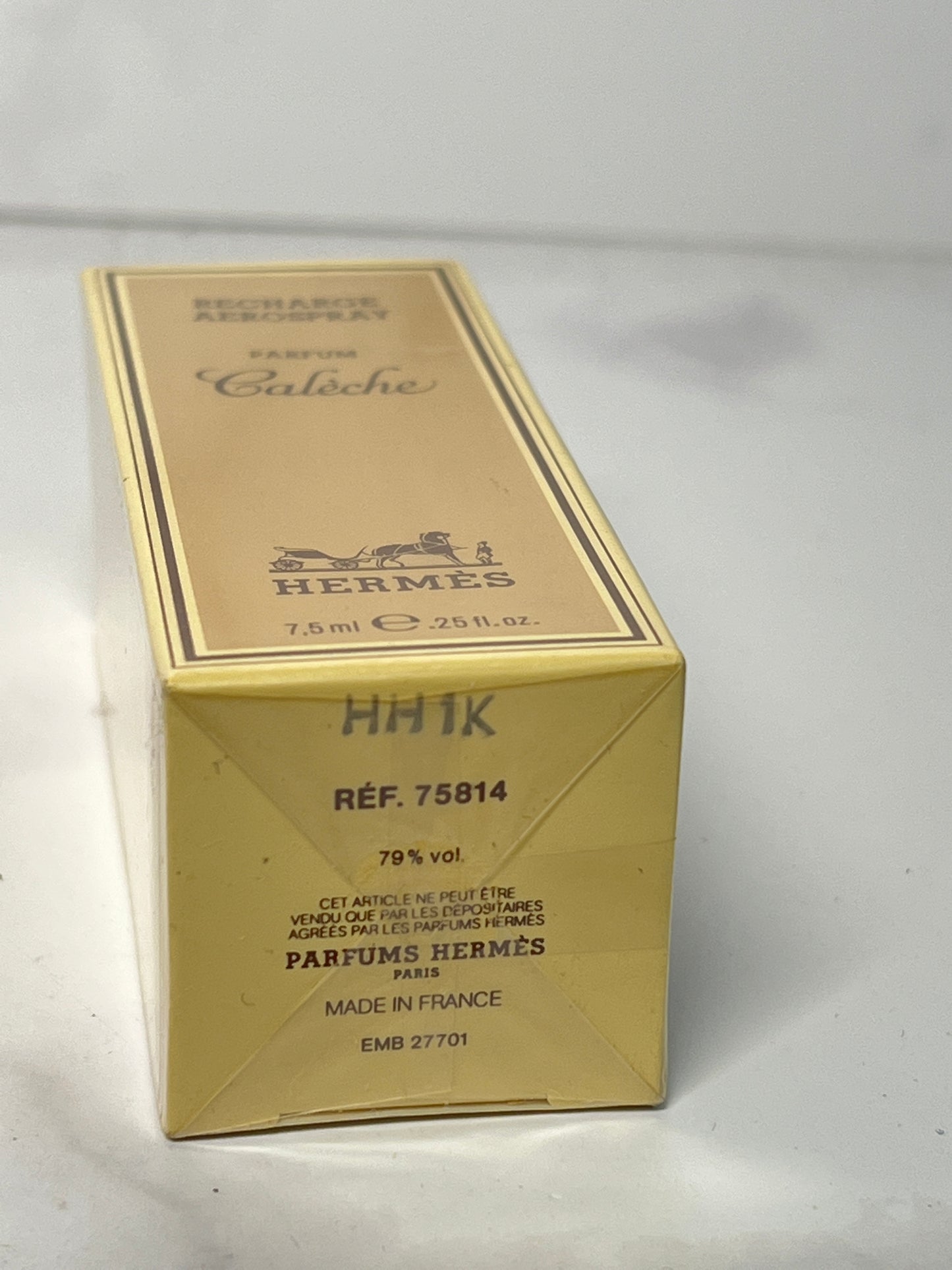 Rare Sealed Hermes caleche 7.5 ml 1/4 oz perfume parfum  - JUNE-D6