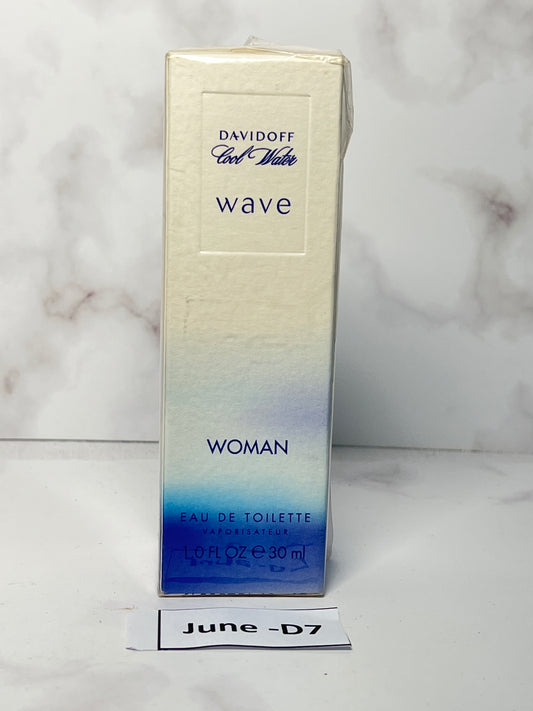 Rare Sealed Davidoff Wave Cool water 30 ml 1 oz Eau de Toilette EDT - JUNE-D7