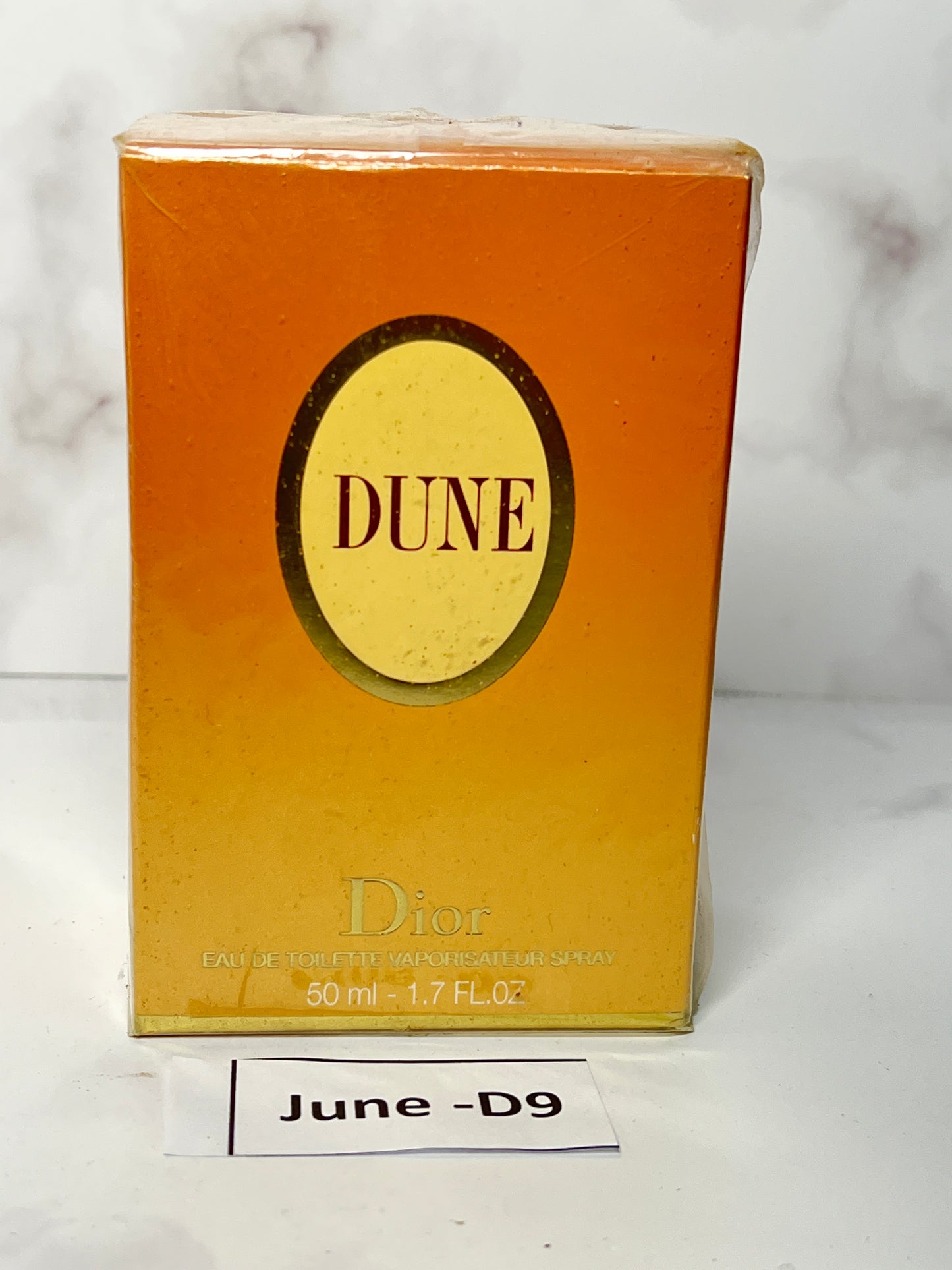 Rare Sealed Christain Dior Dune 50 ml 1.7 oz eau de toilette EDT - JUNE-D9