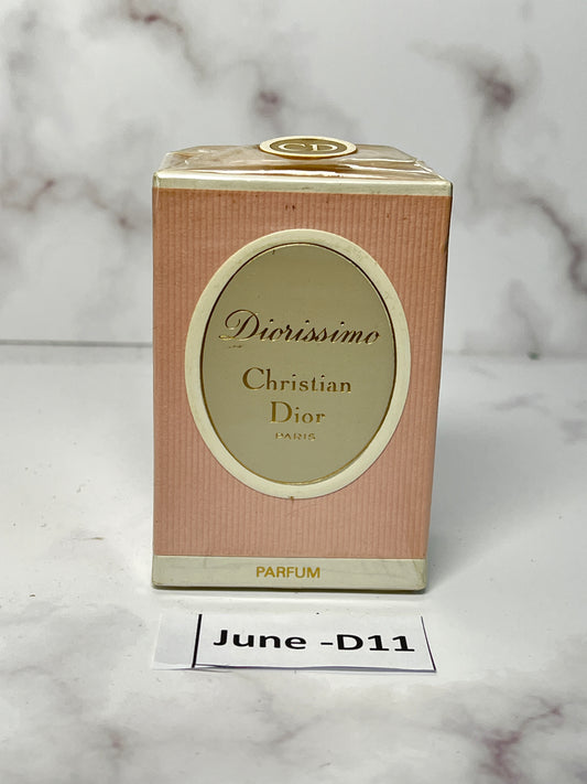 Rare Sealed Christain Dior Diorissimo 15 ml 1/2 oz Parfum Perfume - JUNE-D11
