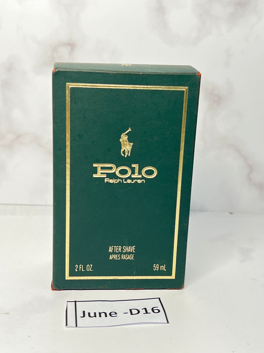 Rare Polo Ralph Lauren After Shave 59 ml 2 oz Apres Rasage - JUNE-D16