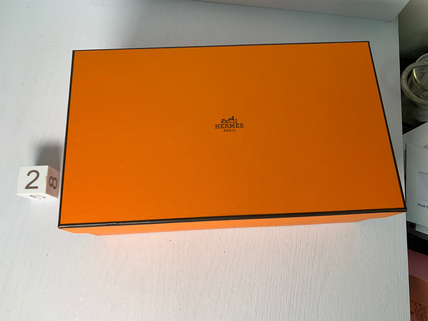 Hermes large gift Box for wallet sunglasses belt scarf bag - 9NOV