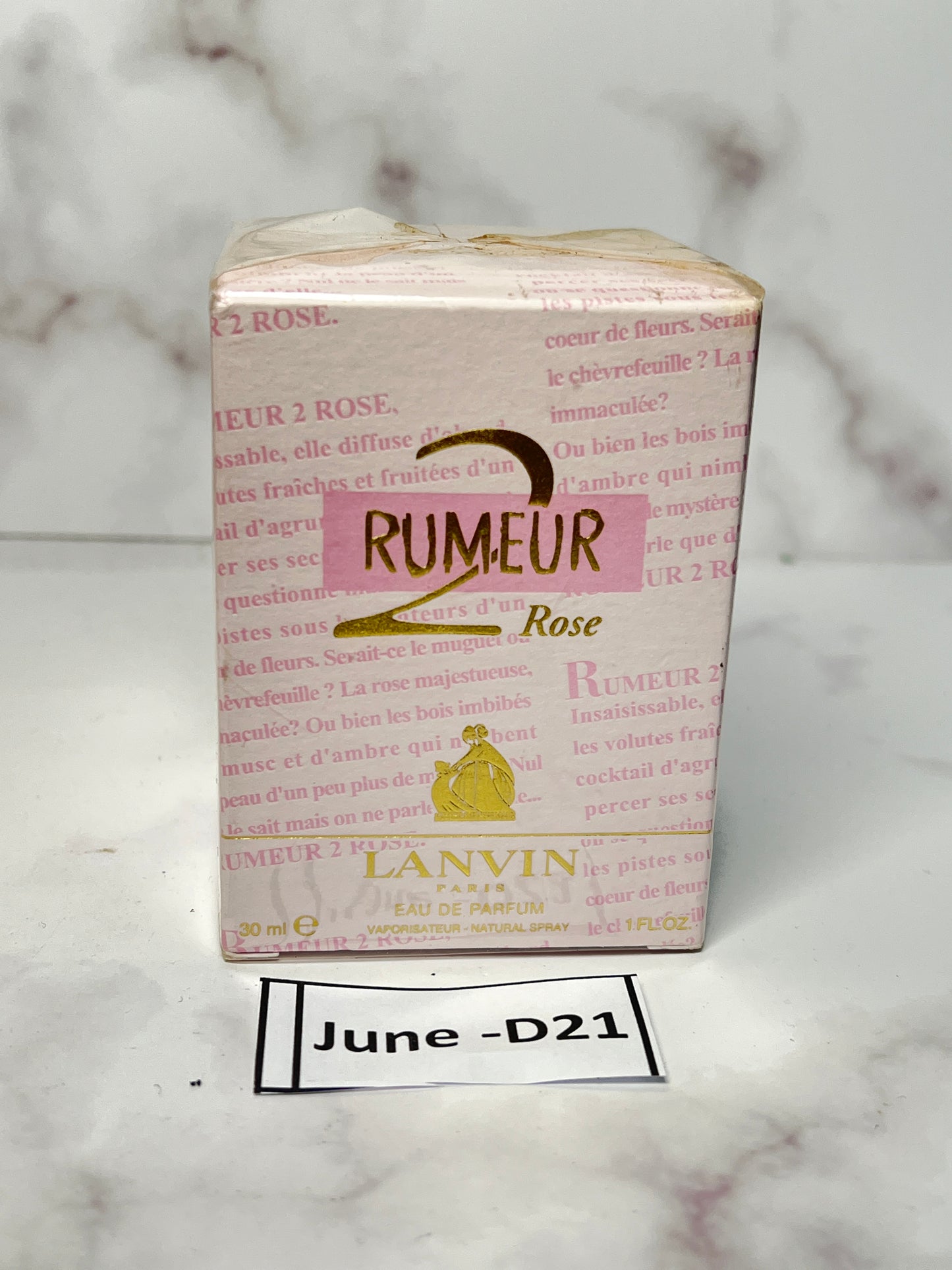 Rare Sealed Lanvin Rumeur 30 ml 1 oz eau de Parfum perfume - JUNE-D21