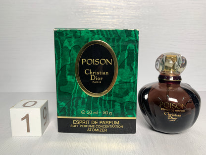 Rare Christian Dior  Poison Eau de parfum 50ml 1.7 oz 7.5ml parfum- 3DEC