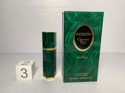 Rare Christian Dior  Poison Eau de parfum 50ml 1.7 oz 7.5ml parfum- 3DEC