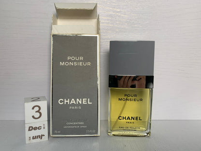 Rare Chanel Pour Monsieur Concentree 淡香水淡香水 75ml 2.5 oz - 3DEC