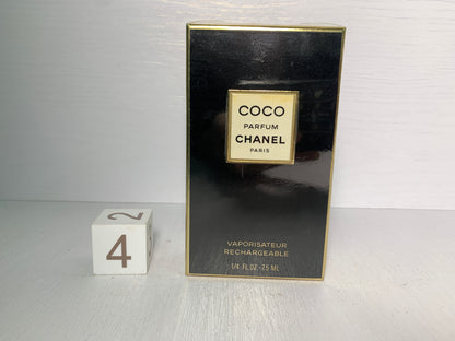 Rare Chanel coco 30ml 7ml 1 oz 1/4 oz Extrait Parfum 香水 - 3DEC