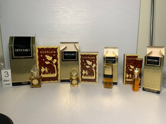 Rare Guerlain Mitsouko 15ml  7.5ml  parfum perfume  - 3DEC