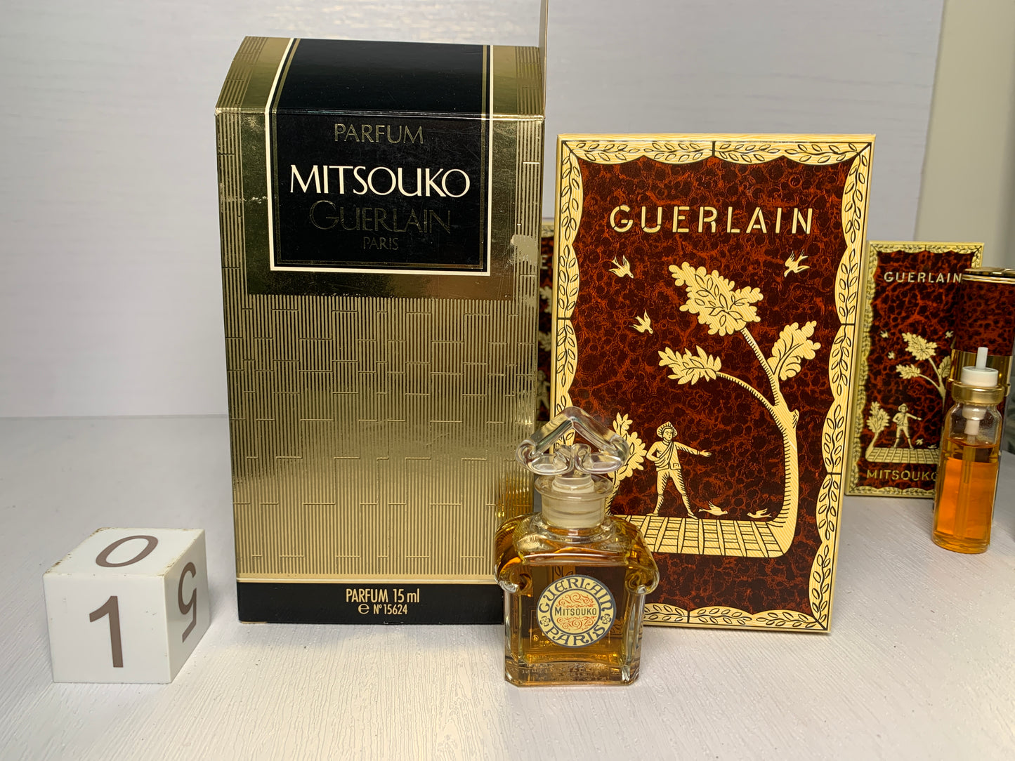 Rare Guerlain Mitsouko 15ml 7.5ml parfum 香水 - 3DEC