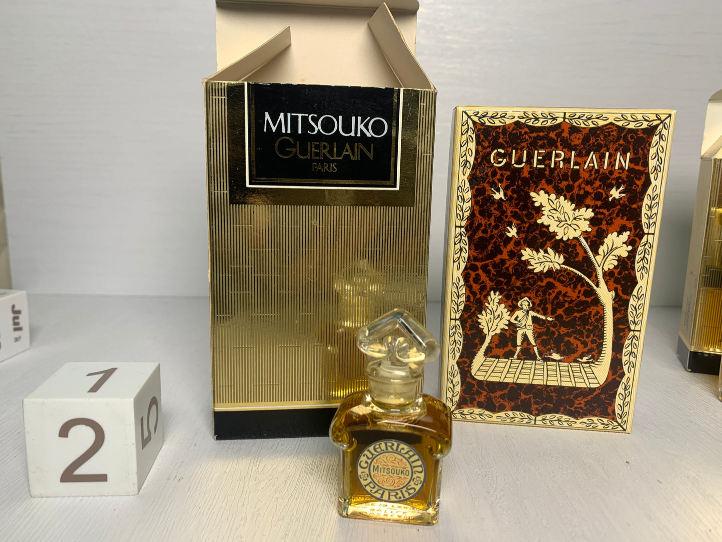 Rare Guerlain Mitsouko 15ml 7.5ml parfum 香水 - 3DEC