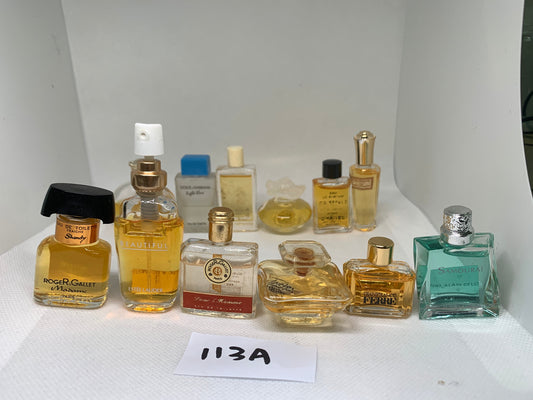 Mini Perfume EDT lot of bottles set Eau de Toilette Ferre Roger Lauder  - 113A