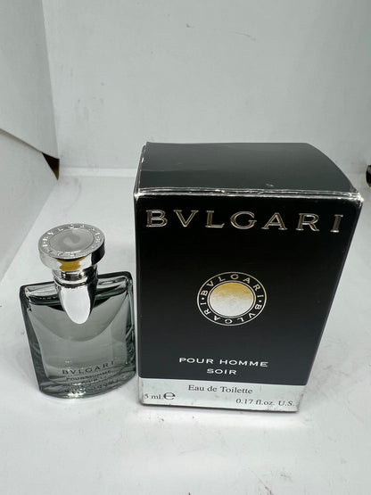 Bvlgari Pour Homme Soir 5ml- 0.17 Fl oz edt (Bb 2022)