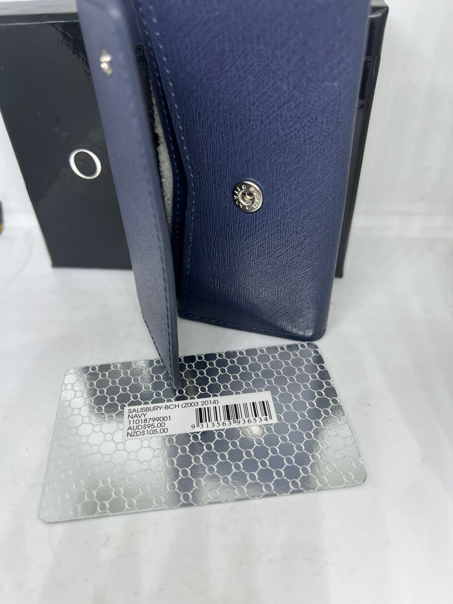 New Oroton key bag blue11x7cm