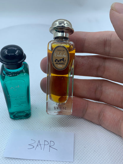 Authentic Hermes parfum 7.5ml 1/4 oz  edc 7.5ml 2 bottles. - APR