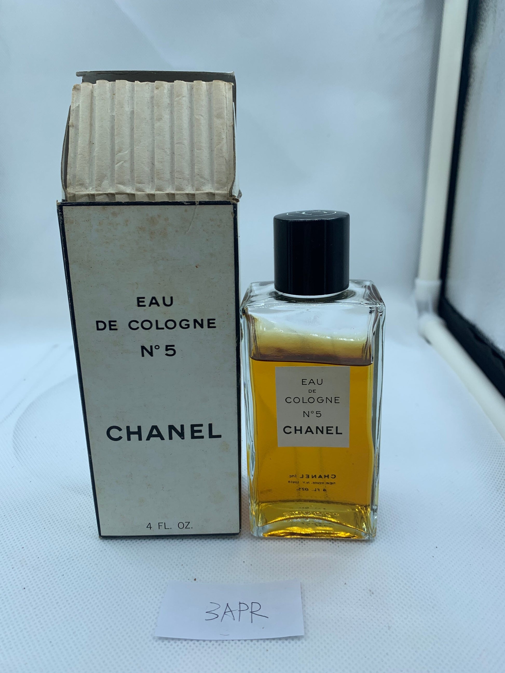 Vintage Chanel No. 5 Bottle Made in France Eau de Parfum 3.4 Fl OZ